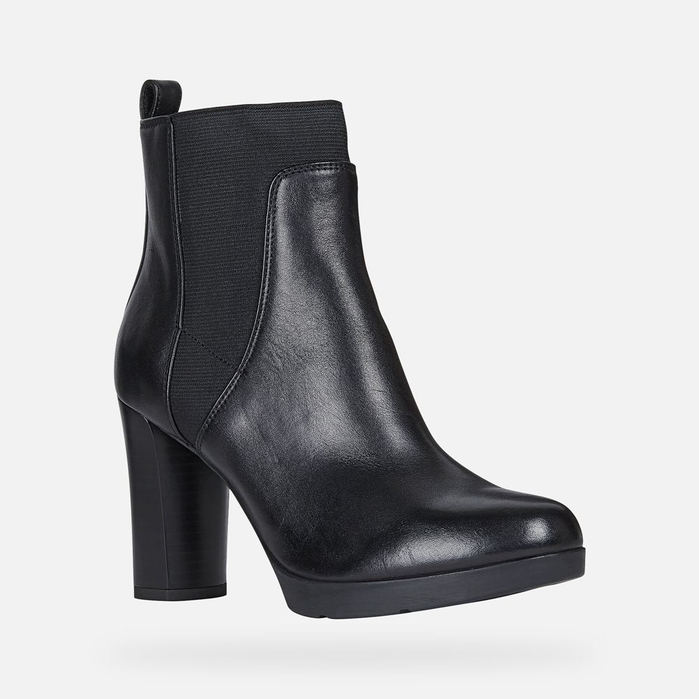 Geox Bayan Ankle Bot Siyah - Anylla Uzun - JHB-431069